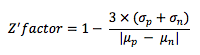 Z’-factor calculation
